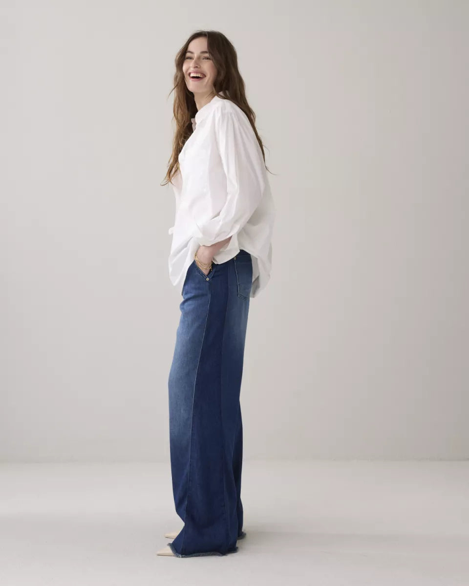 SUMMUM Jeans Wide Leg Soft Flowy Denim