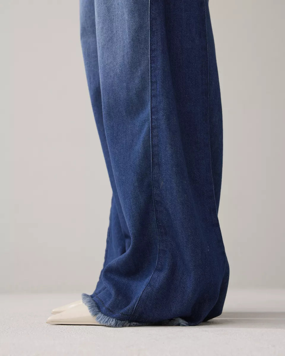 SUMMUM Jeans Wide Leg Soft Flowy Denim