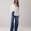 SUMMUM Jeans Wide Leg Soft Flowy Denim