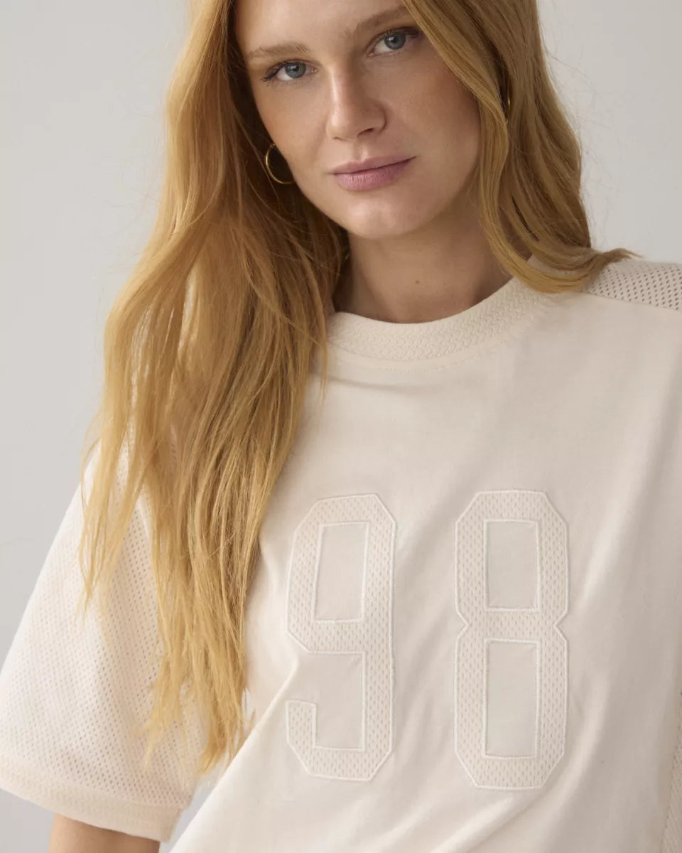 SUMMUM Top Mesh & Jersey