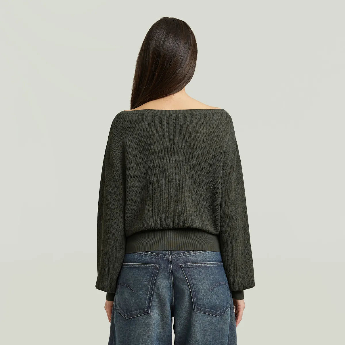 G-STAR Open Neck Structure Knit