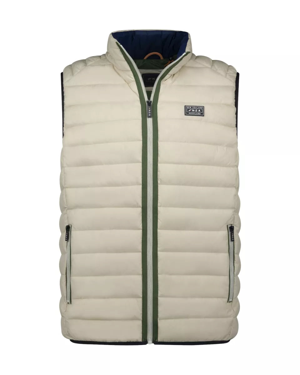 NEW ZEALAND AUCKLAND Bodywarmer Jacket - Light Cream