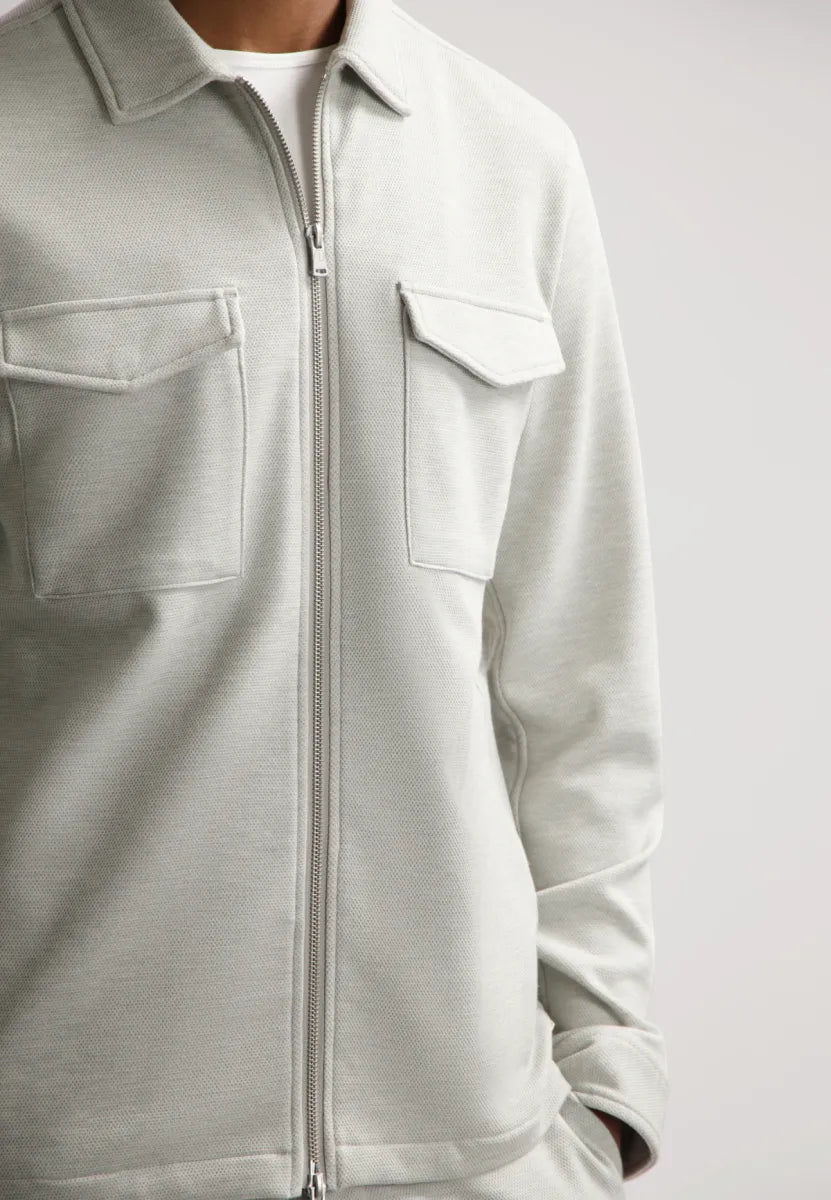 DSTREZZED Pike Overshirt - Ghost Grey