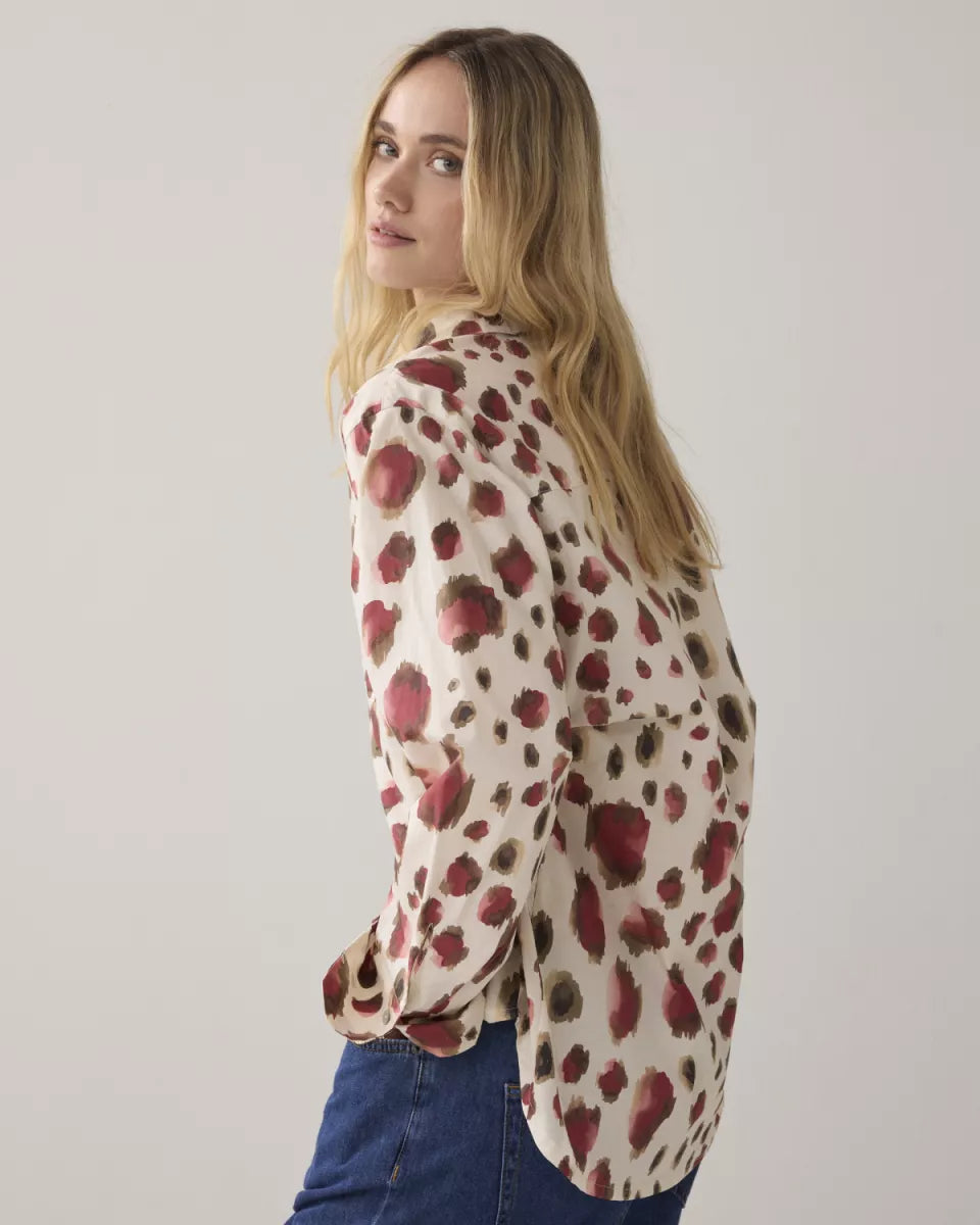SUMMUM Blouse Animal Print