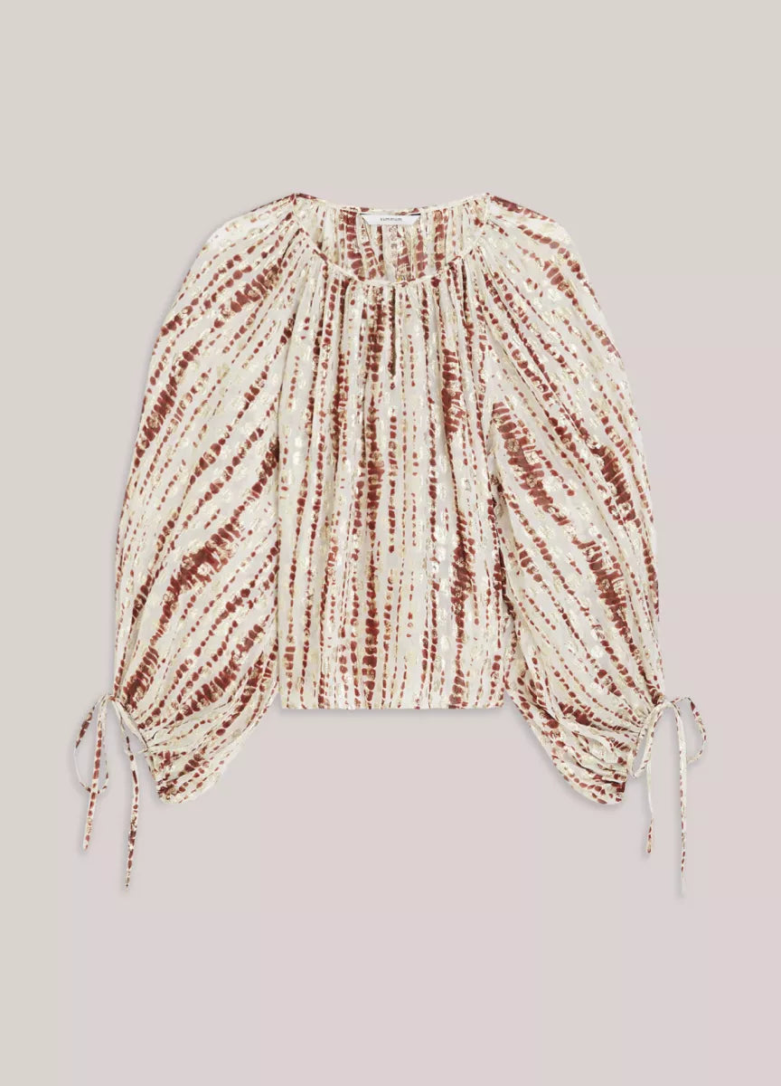 SUMMUM Top Tie Dye Georgette