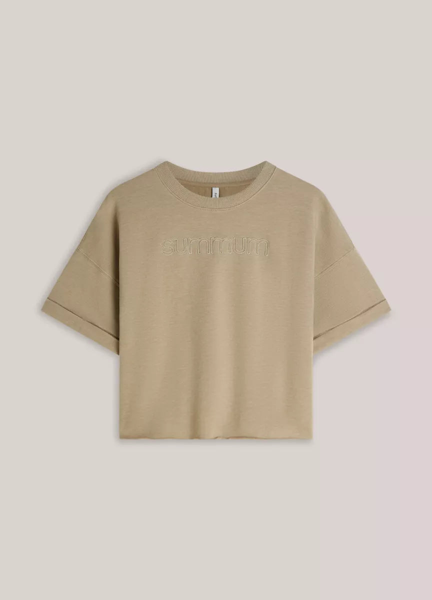 SUMMUM Top Short Sleeve Sweat