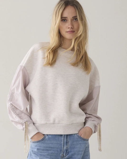 SUMMUM Jersey Melange Sweat