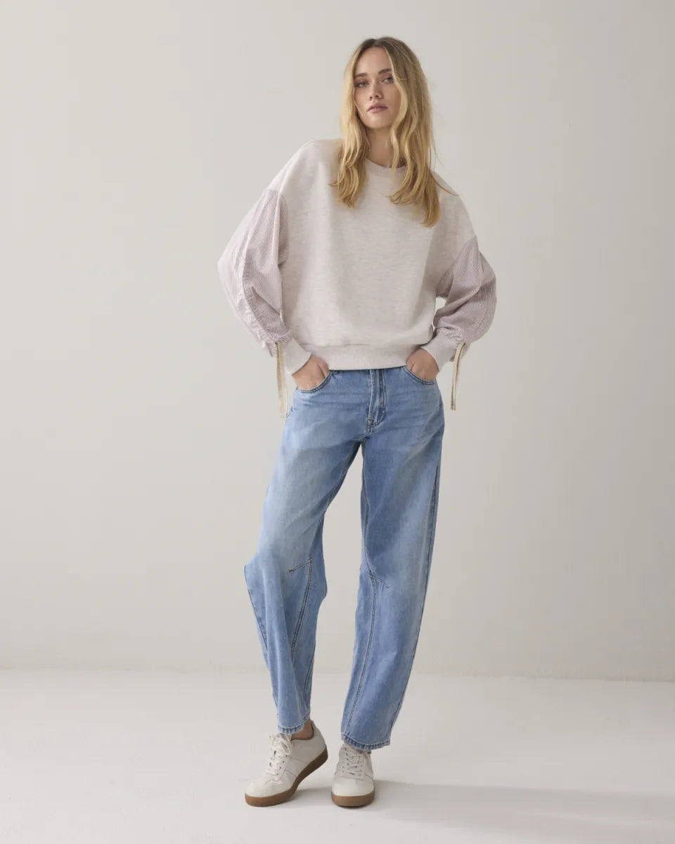 SUMMUM Jersey Melange Sweat