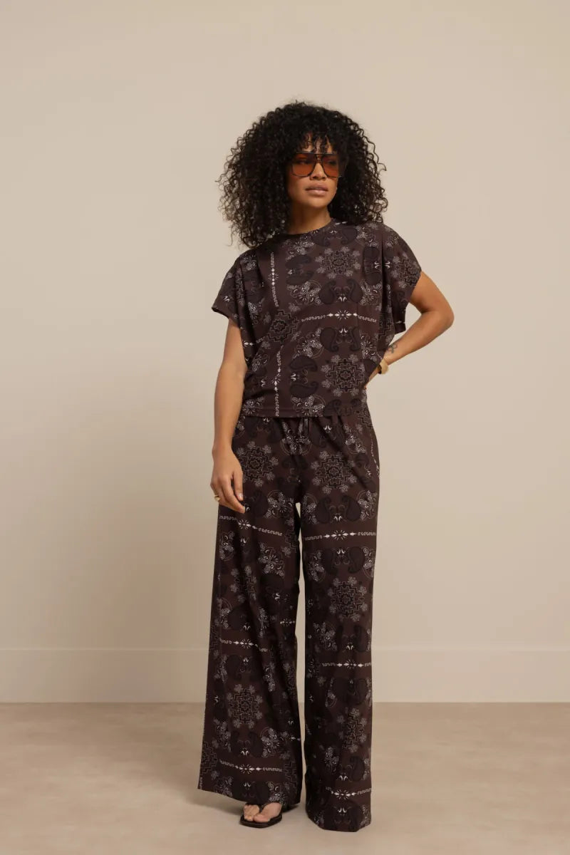 STUDIO ANNELOES Grace Paisley Trousers