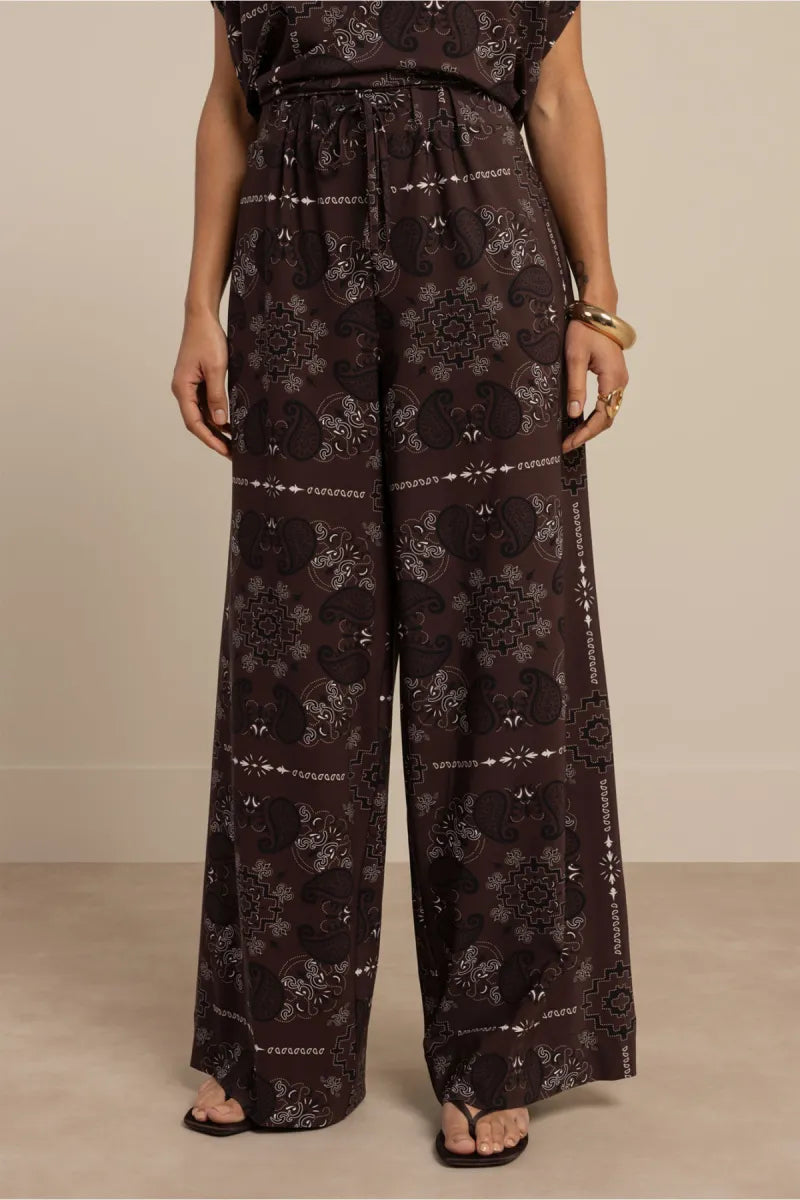 STUDIO ANNELOES Grace Paisley Trousers