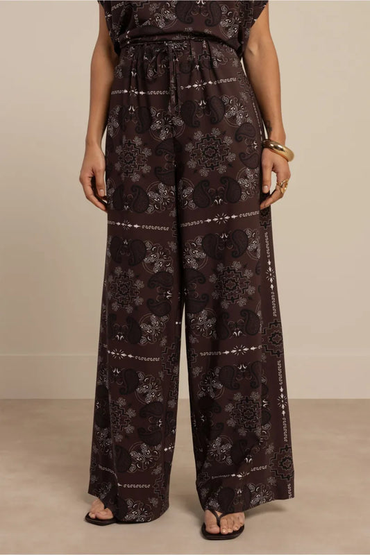 STUDIO ANNELOES Grace Paisley Trousers