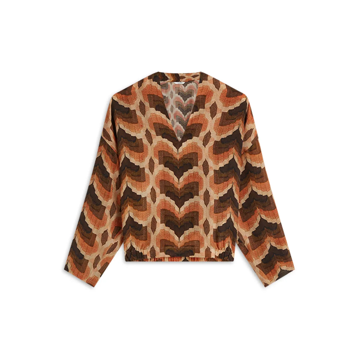 SUMMUM Top Geometric Print