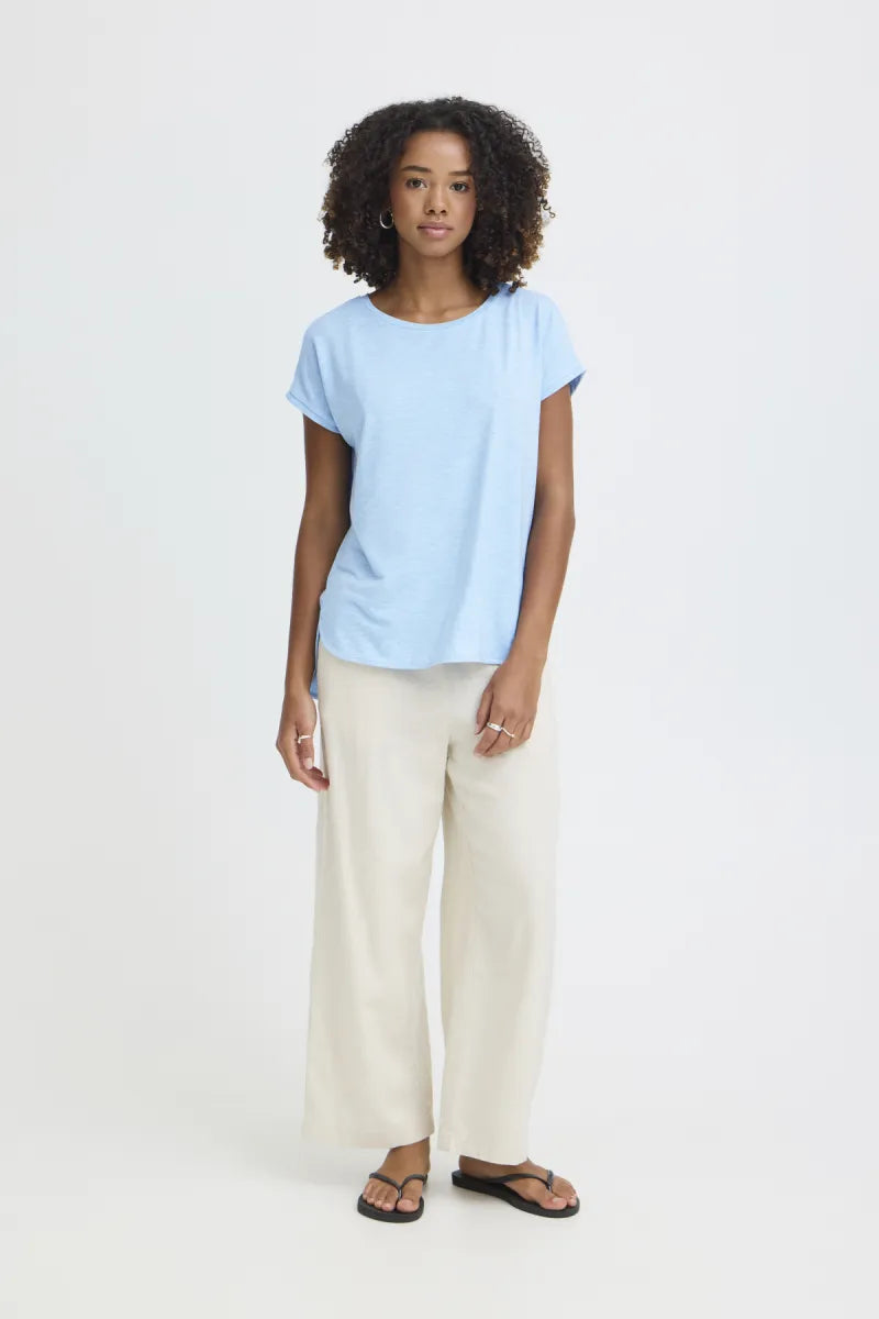 ICHI Rebel T-Shirt - Powder Blue