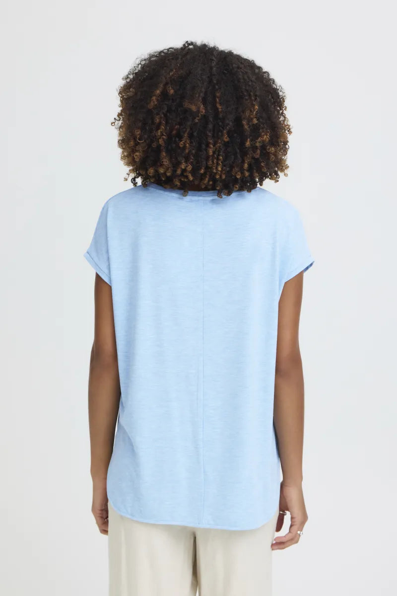 ICHI Rebel T-Shirt - Powder Blue
