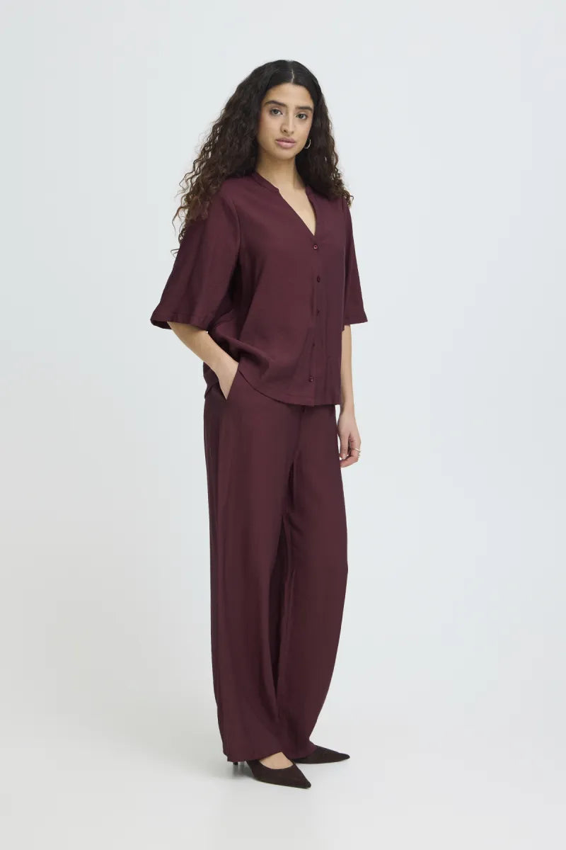ICHI Falura Solid Shirt