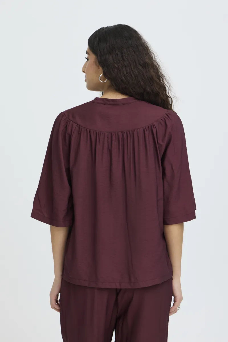 ICHI Falura Solid Shirt