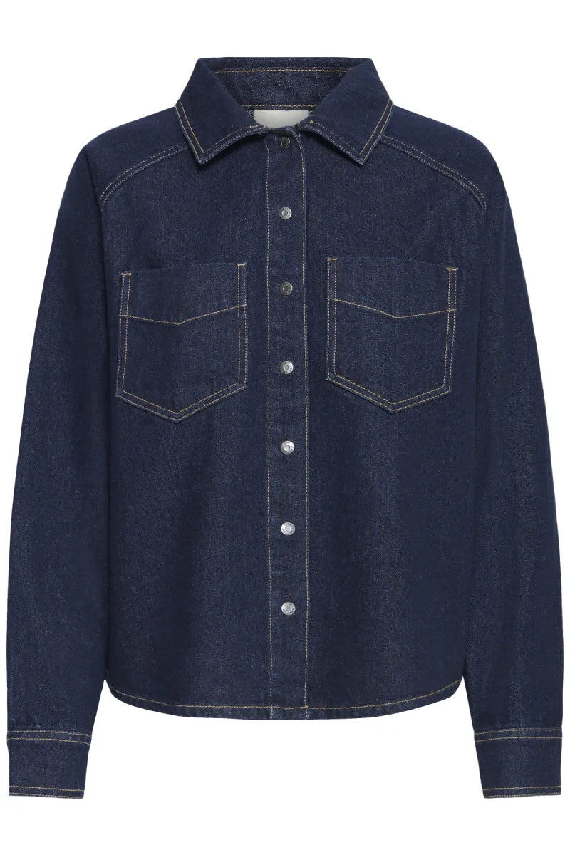 ICHI Alva Denim Shirt