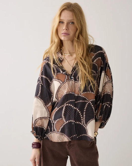 SUMMUM Blouse All Over