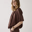 SUMMUM Top Balloon Sleeves Viscose Cotton