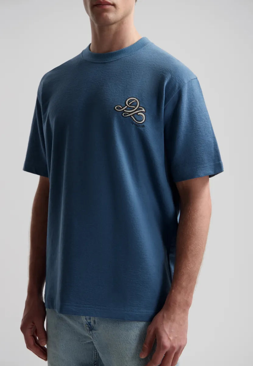 DSTREZZED Lasse Graphic Tee - Blue Fusion