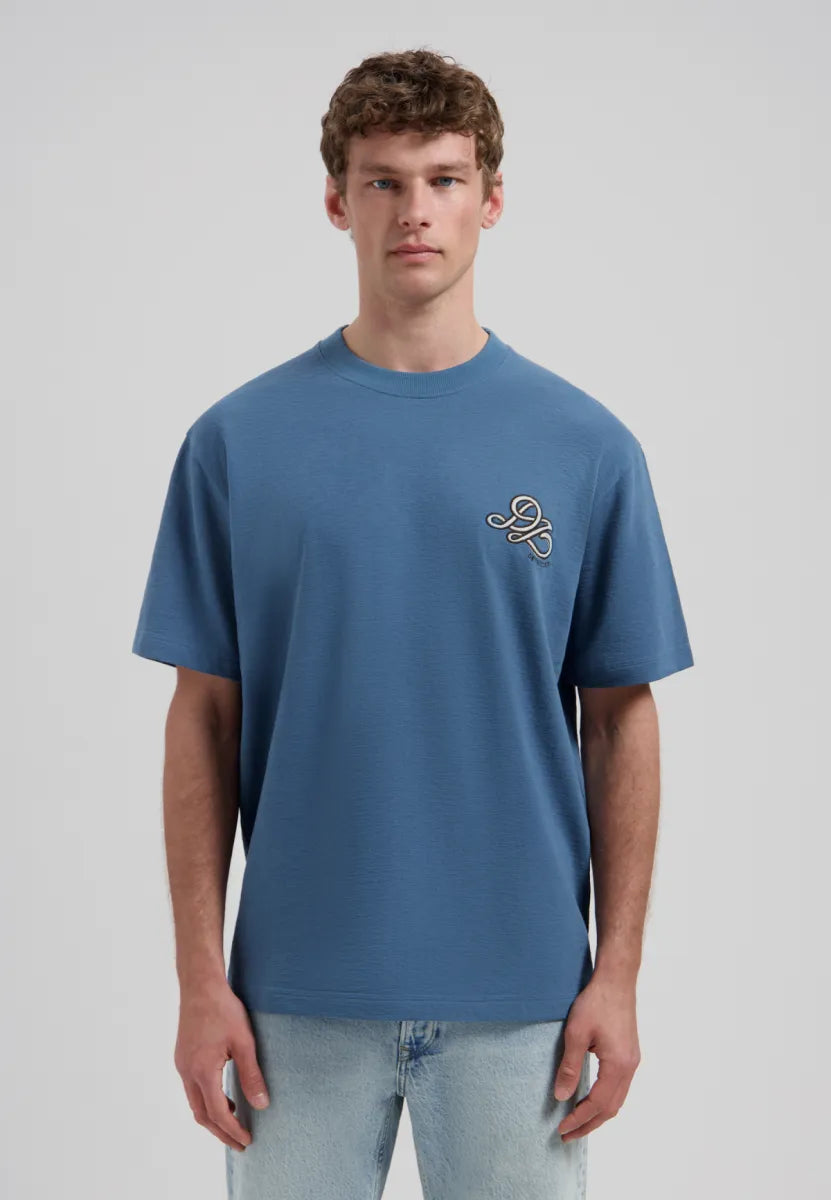 DSTREZZED Lasse Graphic Tee - Blue Fusion