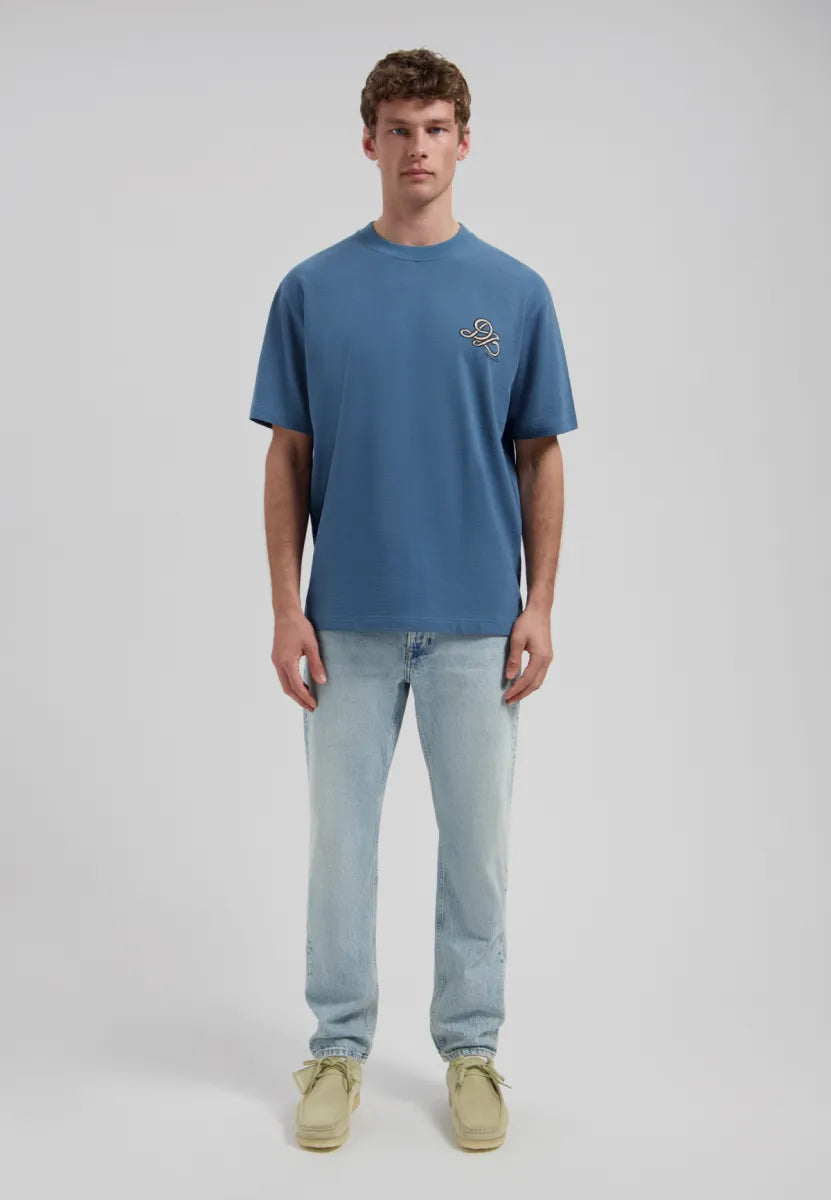 DSTREZZED Lasse Graphic Tee - Blue Fusion