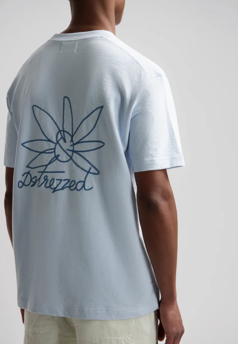 DSTREZZED Lasse Graphic Tee - Lt. Blue
