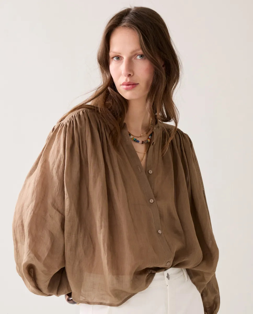 SUMMUM Blouse Ramie
