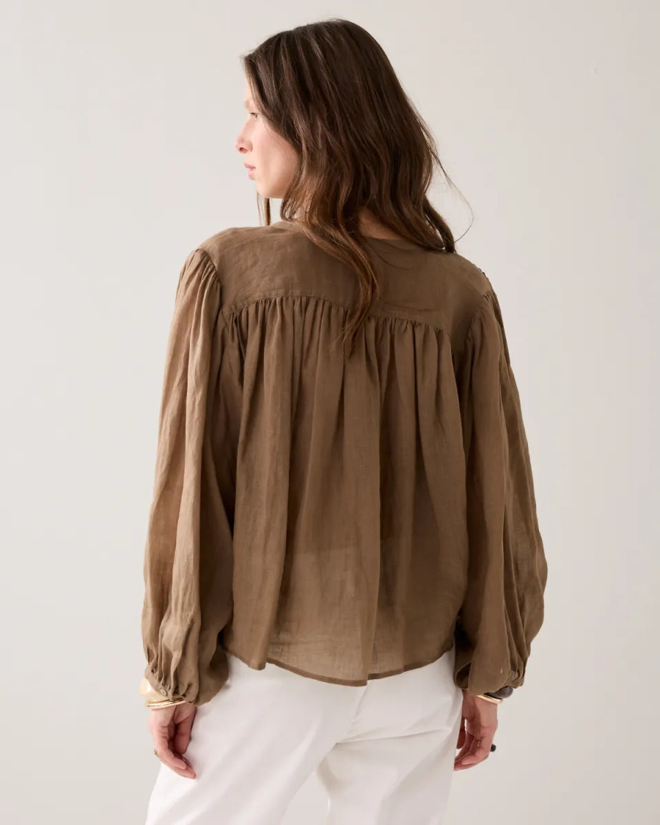 SUMMUM Blouse Ramie