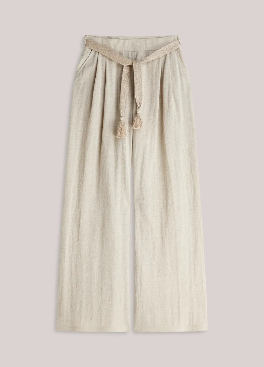 SUMMUM Trouser Linen Look
