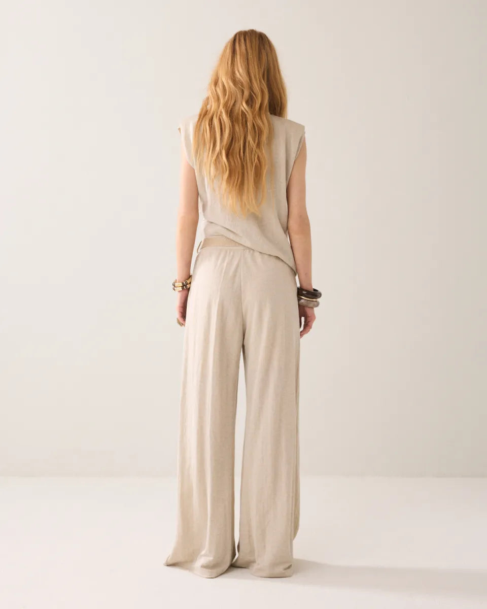 SUMMUM Trouser Linen Look
