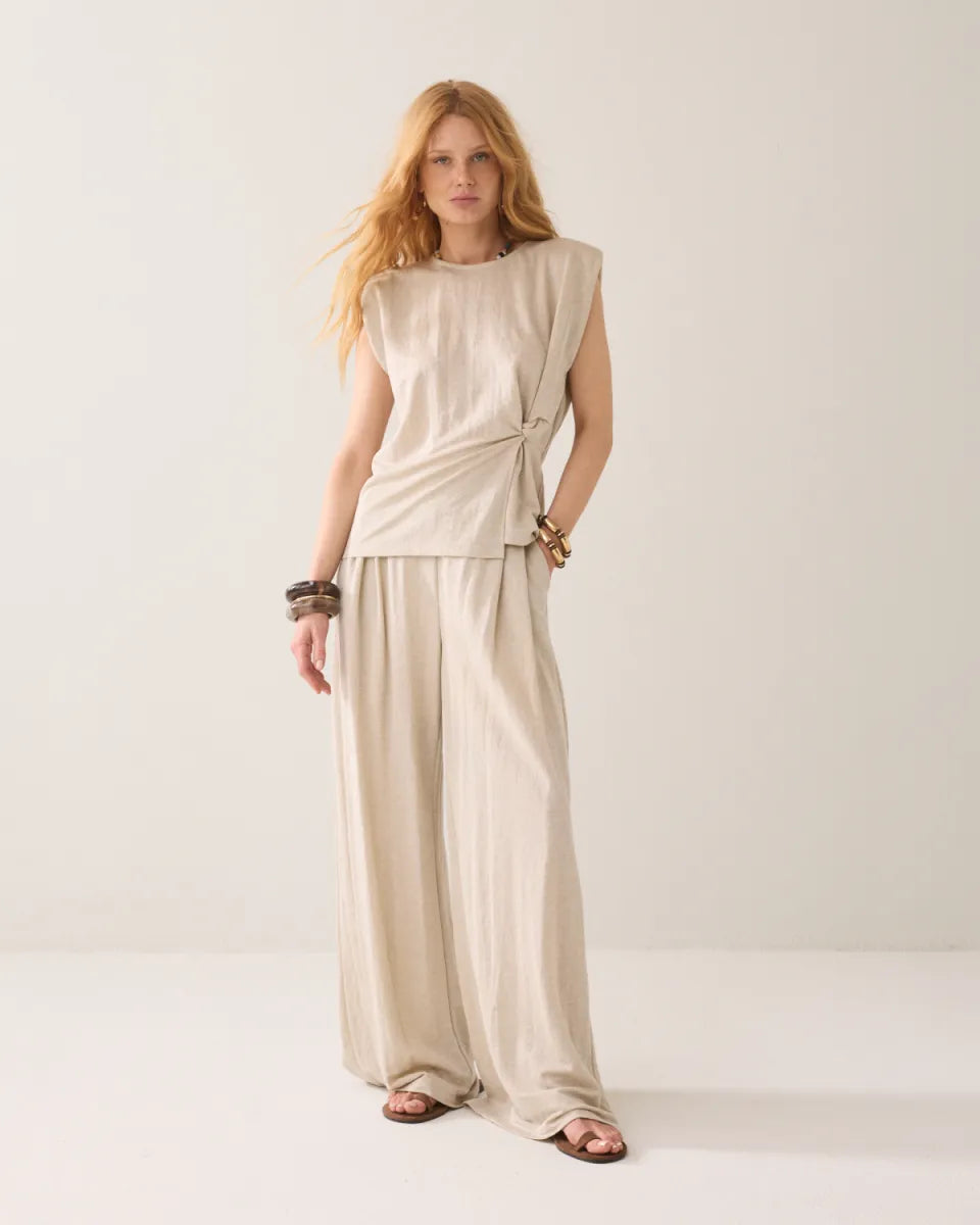 SUMMUM Top Linen Look