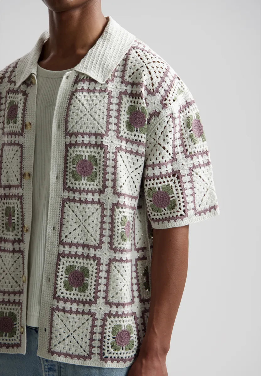 DSTREZZED Shane Crochet Shirt