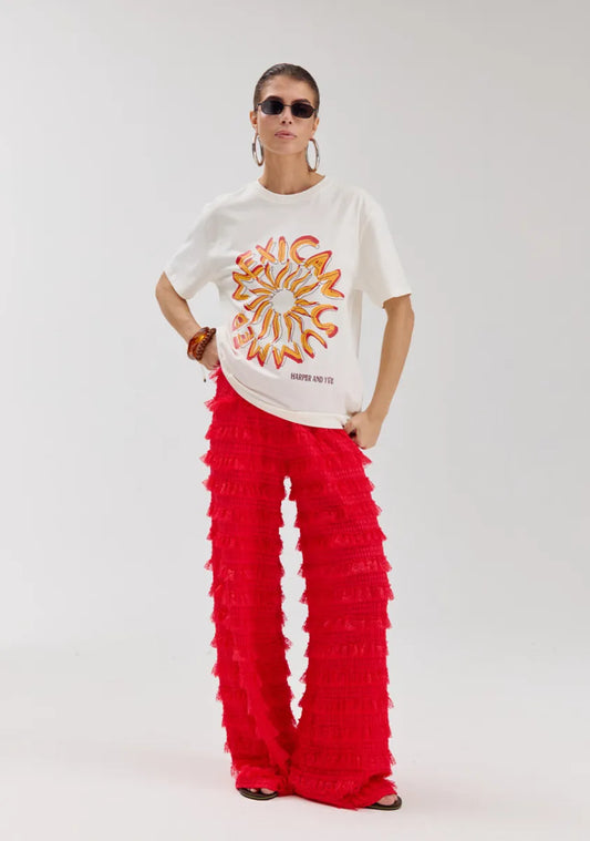 HARPER & YVE Lo Pants - High Risk Red