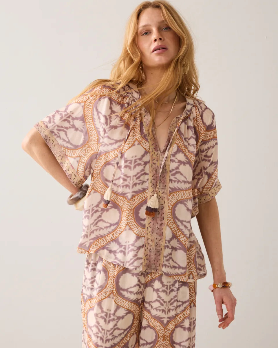 SUMMUM Top Art Deco Print