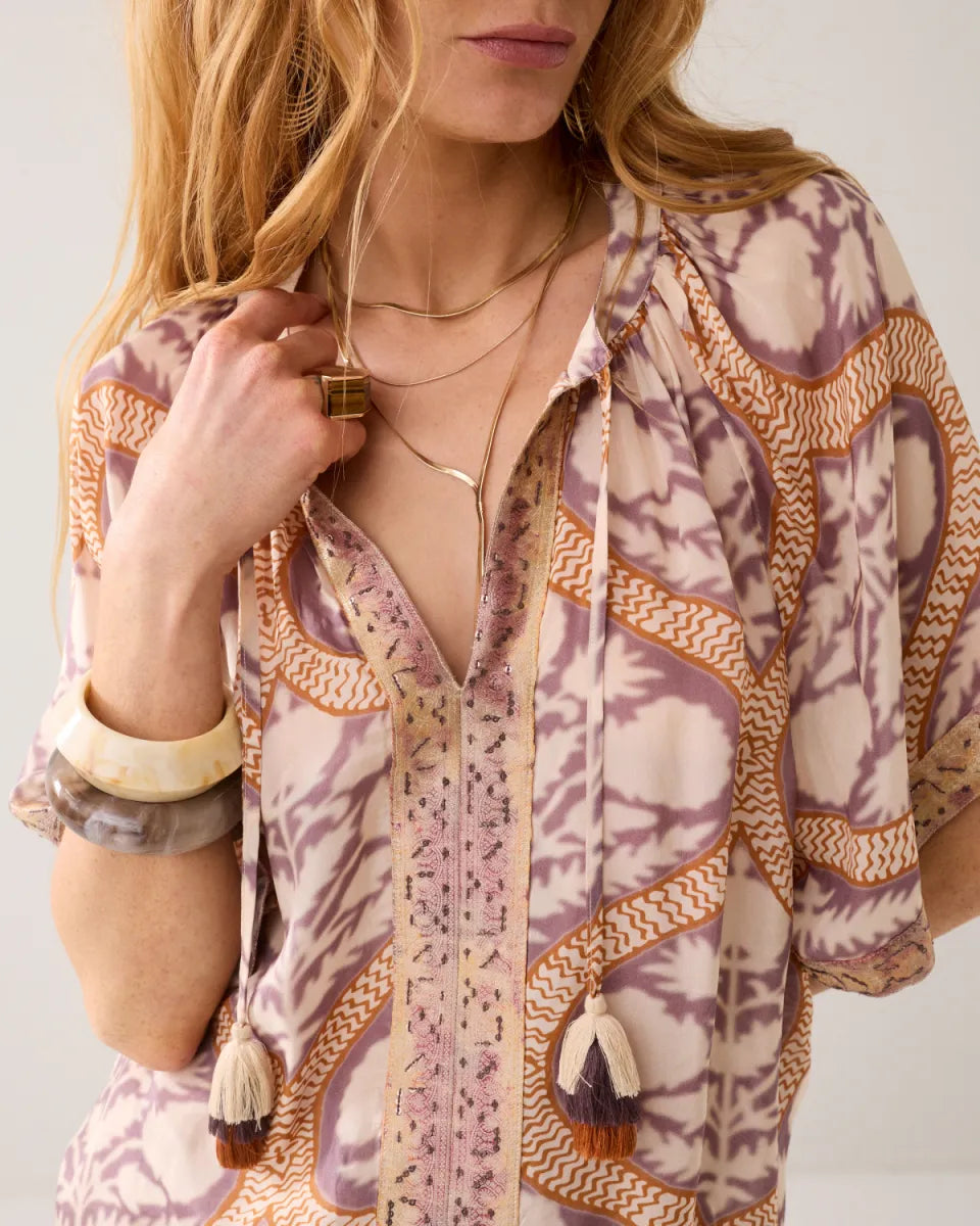 SUMMUM Top Art Deco Print