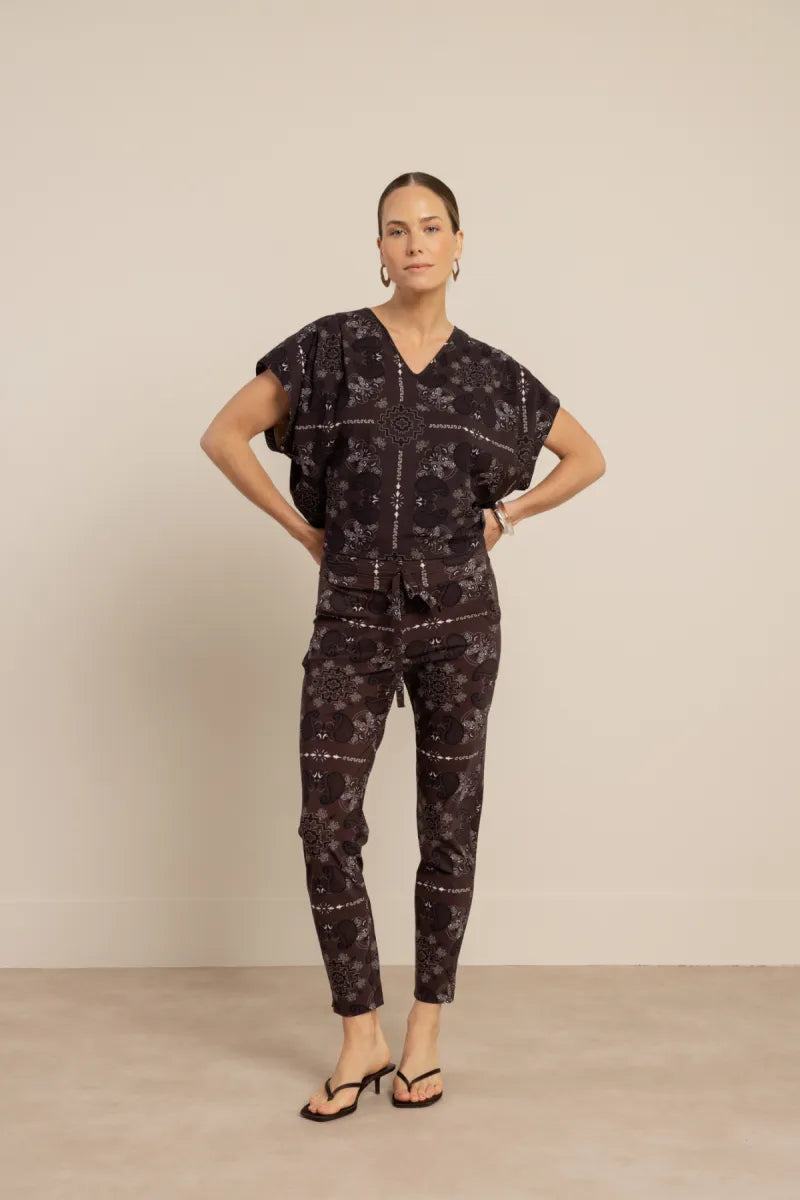 STUDIO ANNELOES Renske Paisley Top