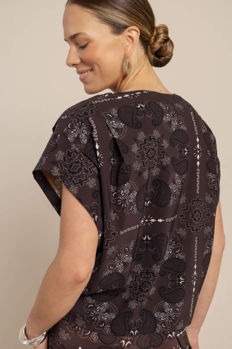 STUDIO ANNELOES Renske Paisley Top