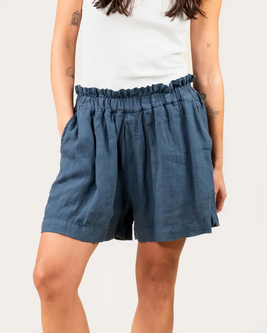 KUYICHI Chloe Linen Shorts