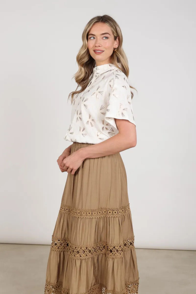 NUKUS Britt Blouse Embroidery