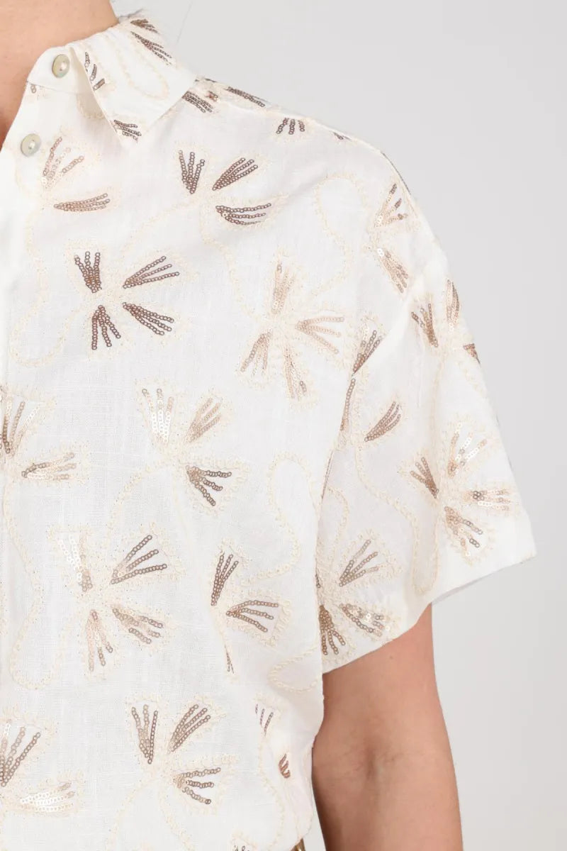 NUKUS Britt Blouse Embroidery