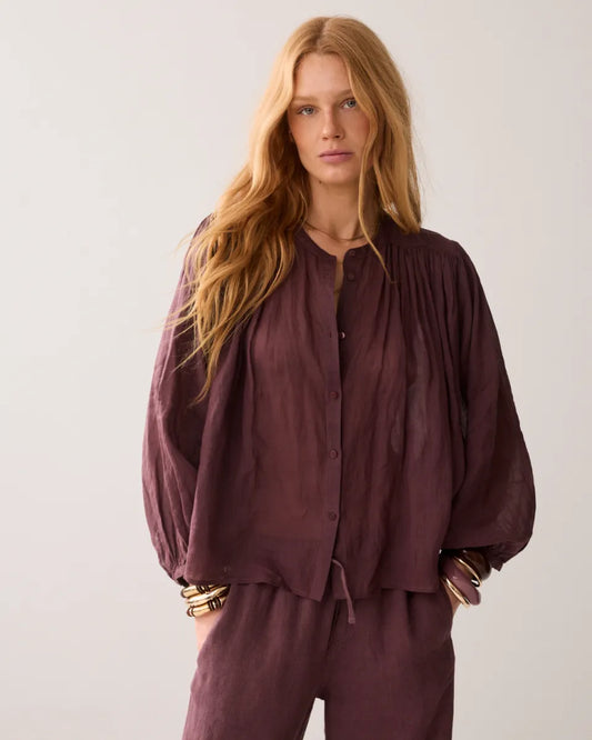 SUMMUM Blouse Ramie