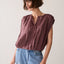 SUMMUM Blouse Sleeveless Viscose Cotton