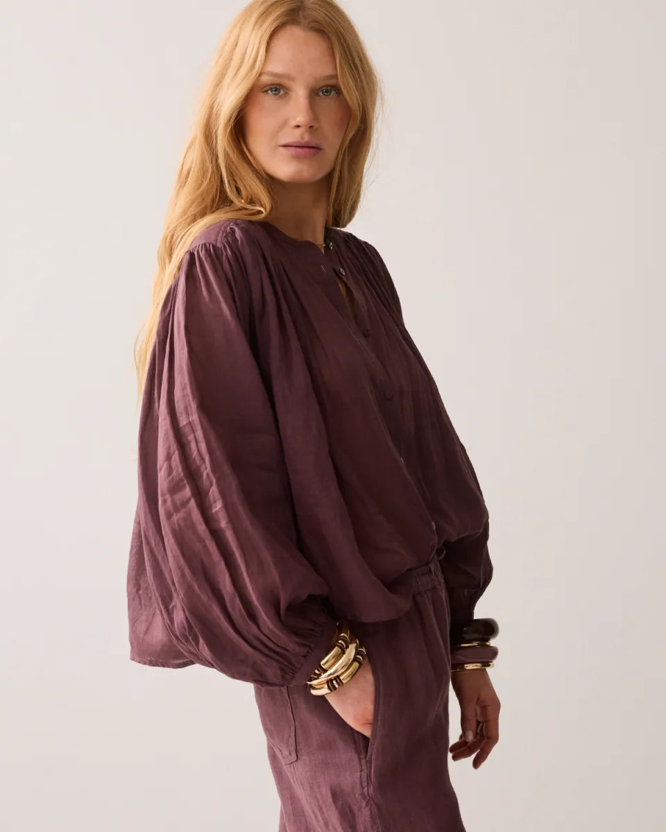 SUMMUM Blouse Ramie