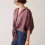 SUMMUM Blouse Bat Sleeves