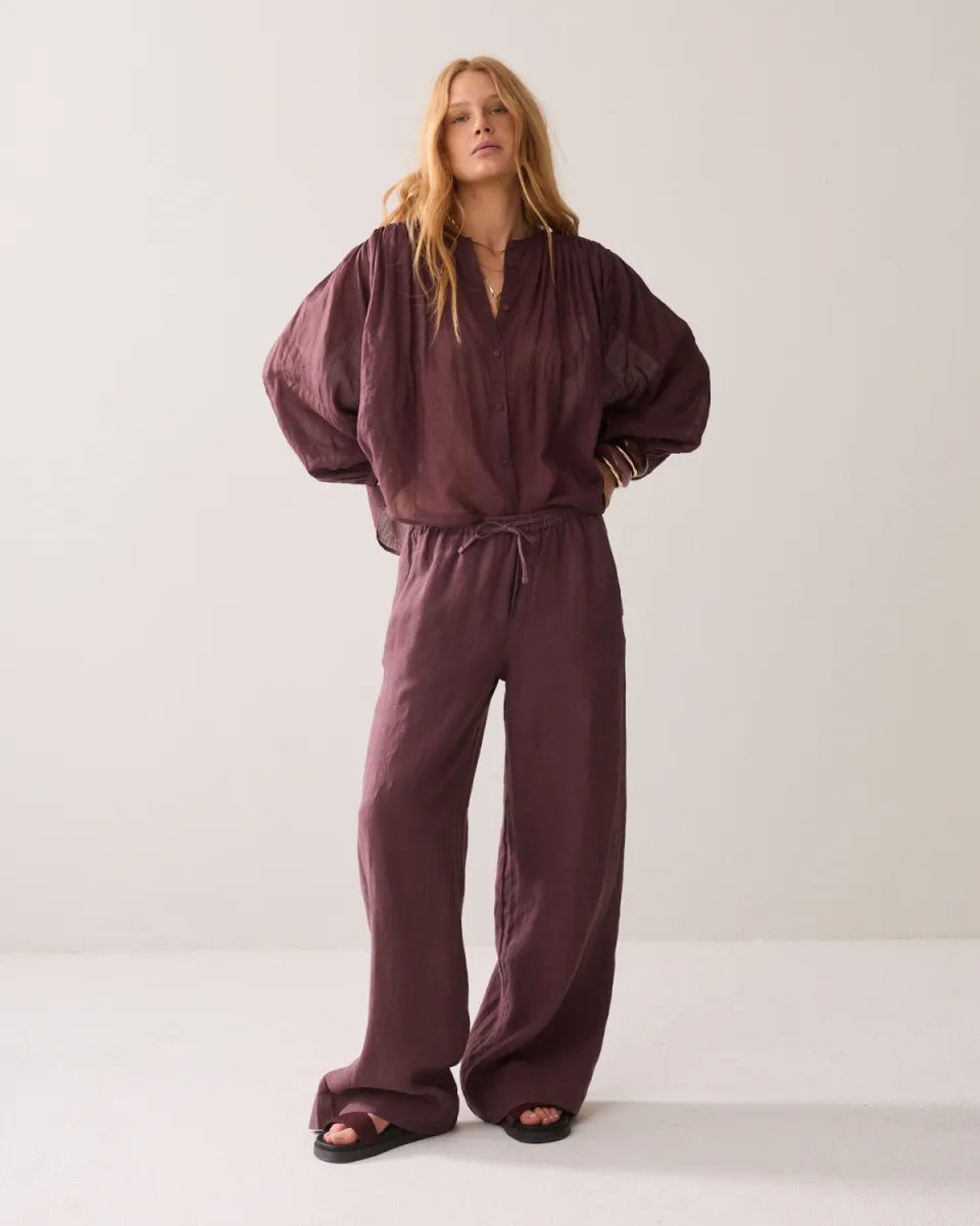 SUMMUM Blouse Ramie