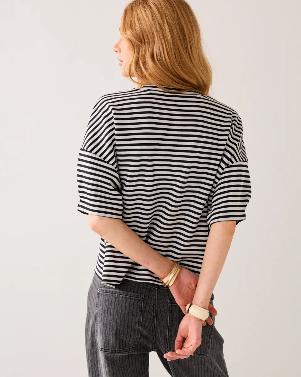 SUMMUM Top Striped Scuba