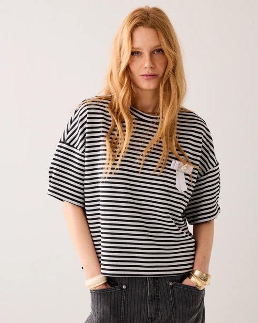 SUMMUM Top Striped Scuba