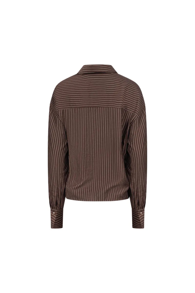 NUKUS Alice Blouse Stripes Embroidery