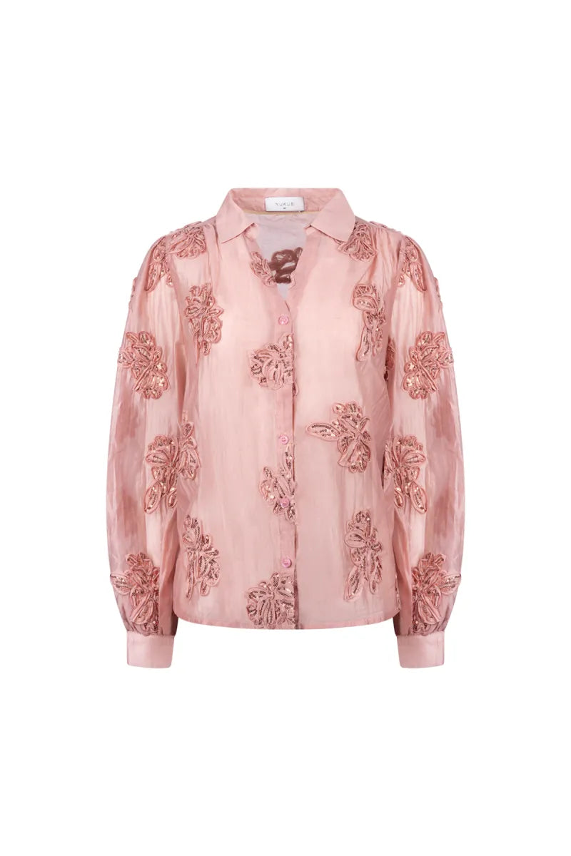 NUKUS Antonella Blouse Paillet Flower